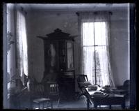 [Residence interior including a secretary and window with drapes, possibly Avocado, Sea Girt, NJ] [graphic].