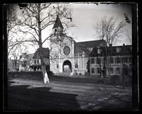 Harkness House & church across Market Sq[uare] fr[om Deshler-Morris House], 5442 [Germantown Avenue] [graphic].