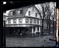 Old Morris House from workmen club house. Corner School La[ne] & Main St[reet, Germantown] [graphic].