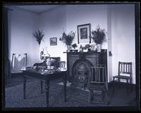 Our library [in Avocado] at Sea Girt, [NJ], from door [graphic].