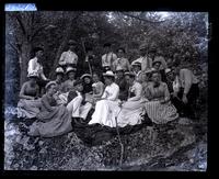[Group of the Hopatcong party in woods near Bear Lake] [graphic].