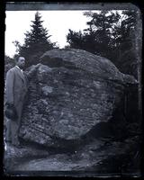 Turtle Rock with E[lliston] P. M[orris], Overlook Mountain, Catskills [graphic].