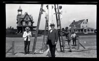 [Elliston Perot Morris and men with ladders, Avocado, Sea Girt] [graphic].