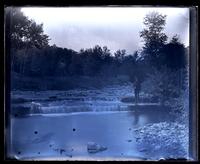 Falls at Swiftwater, [Poconos, PA] near house with Sam[uel Buckley Morris] [graphic].