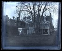 Our [Deshler-Morris] house [5442 Germantown Avenue] from elm tree in centre of garden [graphic].