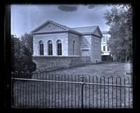 Friend's Library from girls door of school house, [Germantown] [graphic].