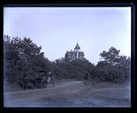 Our cottage [Avocado] at Sea Girt, [NJ], from net end of tennis court [graphic].