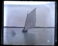 Royal Star, bow on from dock, [Manasquan River, NJ] [graphic].