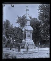 Soldiers Monument, Market Sq[uare] from down street, [Germantown] [graphic].