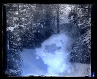 Snow scene. Our garden looking west from stable, [Deshler-Morris House, 5442 Germantown Avenue] [graphic].