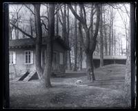 Carpenter Shop from W. door, Founders Hall, [Haverford College] [graphic].