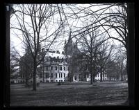 Barclay Hall, [Haverford College] from near our cricket crease [graphic].
