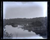 Boat on creek, near where boat with Howell was taken last, near T[heodore] W[illiam] R[ichards], S[amuel] B[uckley] M[orris], B[ess] C[anby] M[orris]. [Sea Girt, NJ] [graphic].