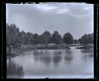 Sunset L[ake], Asbury Park, [NJ], from Western bridge, looking east [graphic].