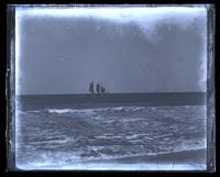 Schooner from beach, [Sea Girt, NJ] [graphic].