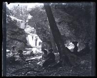 Marshall's Falls. Figures in foregr[oun]d. [Monroe Co., Pa.] [graphic].