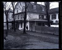 Old [De la Plaine] house, cor[ner] of Main St. & [illegible] School Lane, [Germantown] [graphic].