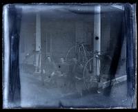 [Bicycle party. Herbert Morris, Horace Eugene Smith, Jedediah H. Adams & myself] [graphic].