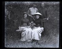 [Tennis group. Miss Baker, F[red] Baker, Bessie & myself], [Sea Girt, NJ] [graphic].