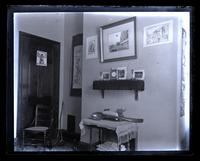 My room, side opposite bed, from telegraph instrument shelf, [Haverford College] [graphic].