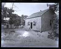 [Manasquan] Meeting house & sheds from across road, [Manasquan, NJ] [graphic].