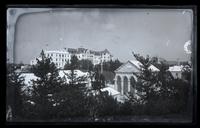 Hamilton Hotel, Mechanics Hall, New Trinity Church from hill on co[u]s[in] Jas. E. Perot's place, Par-la-ville, Hamilton, [Bermuda] [graphic].