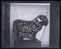 Gingerbread sheep, [given by fellows, Haverford College]