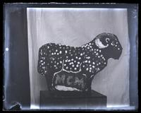 Gingerbread sheep - given by fellows, [Haverford College] [graphic].