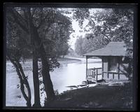 View up Tacony Creek below Uncle Sam[ue]l's. Whittaker's boat-house in foreground [graphic].