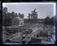 [Looking down on new Main building in progress of erection, Westtown] [graphic].
