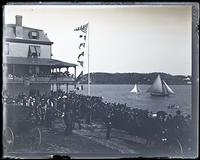 Crowd at sports at Princess Hotel, [Hamilton, Bermuda] [graphic].