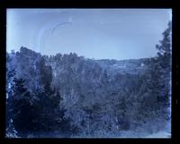 Natural Bridge & hotels from [hill to south and west] of bridge. [Cedar Creek, VA] [graphic].