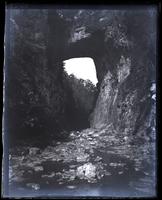 Natural bridge from bed of stream, [Cedar Creek, VA] [graphic].