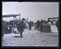 Among crowd on beach, Ocean Day, [Sea Girt, NJ] [graphic].