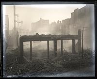 [Ruins of 715-19 Arch. From a window of (George S.) Harris' (& Sons, lithographers) 2nd story, Philadelphia] [graphic].