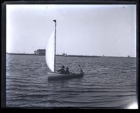 Thalatta sailing on pond, [Sea Girt, NJ] [graphic].