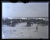 Ocean Day from Tremont Bathhouse, T[heodore] W[illiam] R[ichards] in foreground, [Sea Girt, NJ] [graphic].