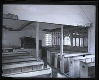 Interior of old Devonshire Church showing pulpit, [Bermuda] [graphic].
