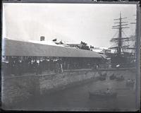 Laying passenger stage out to the Orinoco. From forward spar-deck of vessel, [Bermuda] [graphic].