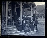 Our party at the Gate House, Natural Bridge, [Cedar Creek, VA] [graphic].