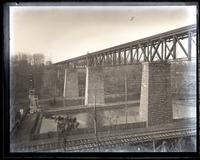 [New B & O Bridge over Brandywine. From rocks on N. bank]. [Wilmington, DE] [graphic].