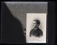 Copy of a cabinet photo of Sam [B. Morris], taken 4 mo. 1885 [graphic].