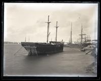 Old hulk in harbor near Government House, [Bermuda] [graphic].