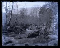 French Creek, [Elverson, PA], looking up. A little below the so-called falls [graphic].