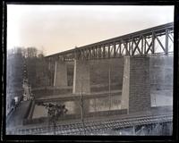 New B & O Bridge over Brandywine, from rocks on N. bank, [Wilmington, DE] [graphic].