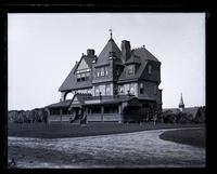 C[harles] B. Wright's new house at Sea Girt, [NJ] from N.E. [graphic].