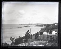 View on N. shore road, N. of Erawl, Castle Harbor & St. George I[sland] in distance, [Bermuda] [graphic].