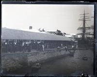 Laying passenger stage out to the Orinoco, from forward spar-deck of vessel, [Bermuda] [graphic].