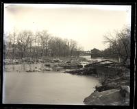 Down Brandywine from 1st dam. Market St. bridge in background, [Wilmington, DE] [graphic].