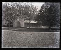 Haverford Meeting H[ouse]. Front from toward sheds, [Haverford, Pa.] [graphic].